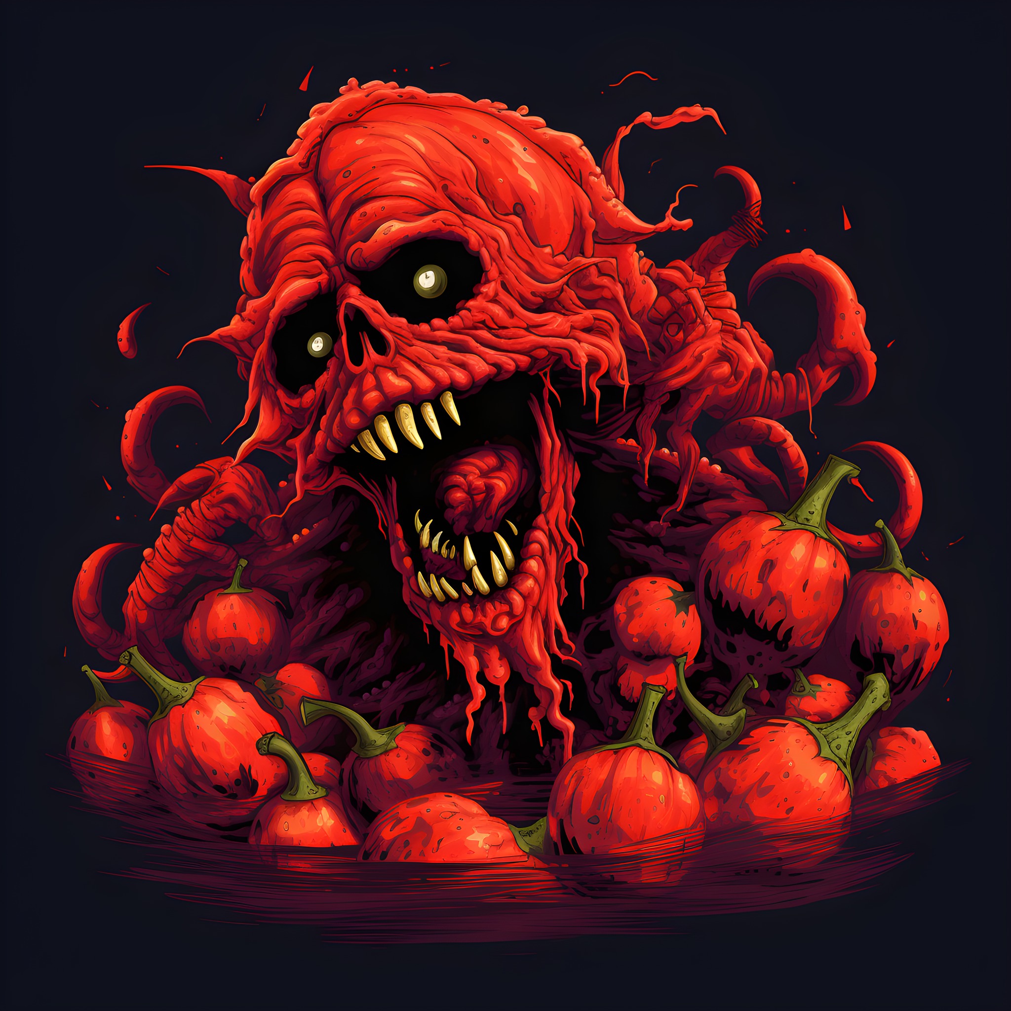 Chilliman triko Monster - černé